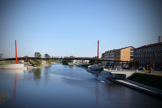 From Riga: Hill of Crosses & Jelgava Highlights - Mitava riverside promenade and the bridge walk