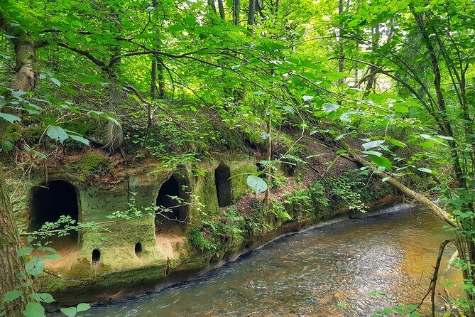 Full Day Gauja National Park Ultimate Hiking & Sightseeing Trip - Ergļi Cliffs on the Gauja River: big sandstone views with pine-forest air