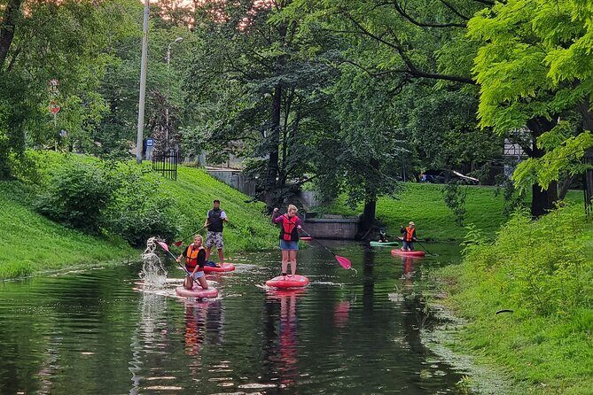 Kayak Rental in Riga City Centre - The route plan: canal first, then river-side cruising