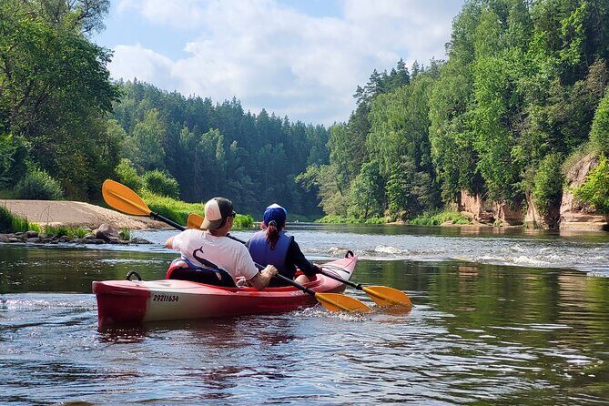 One-Day Kayaking Trip in Gauja River Valley - Kayak setup: two-seat comfort, plus when solo kayaks happen