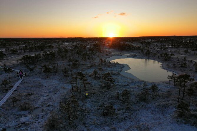 Sunrise at Kemeri National park + Jurmala - Choosing the hike: short 1.4 km vs longer 3.4 km (with tower potential)