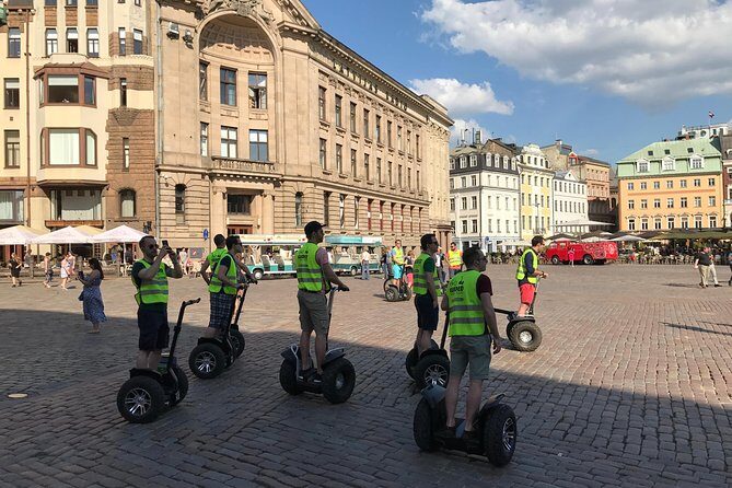 The best of Riga segway tour - Bremen Town Musicians and Town Hall Square: the fun stops with bite